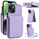 YM015 Umhängetasche Rhombische Karten Tasche RFID Handyhülle, Für iPhone 14 Pro Max, Für iPhone 13 Pro Max, Für iPhone 13 Pro, Für iPhone 13, Für iPhone 12 / 12 Pro, Für iPhone 12 Pro Max, Für iPhone 11 Pro Max, Für iPhone 11