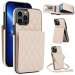 YM015 Umhängetasche Rhombische Karten Tasche RFID Handyhülle, Für iPhone 14 Pro Max, Für iPhone 13 Pro Max, Für iPhone 13 Pro, Für iPhone 13, Für iPhone 12 / 12 Pro, Für iPhone 12 Pro Max, Für iPhone 11 Pro Max, Für iPhone 11