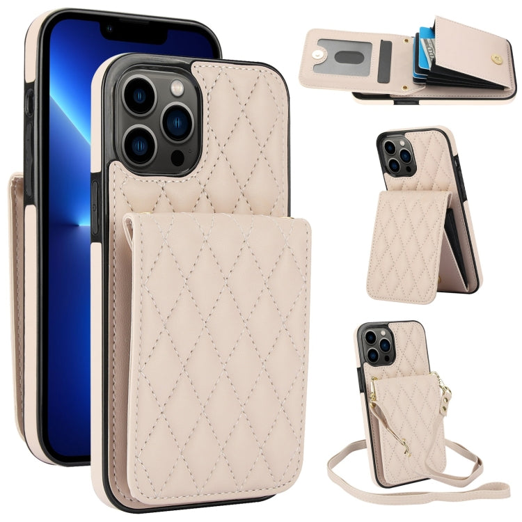 YM015 Umhängetasche Rhombische Karten Tasche RFID Handyhülle, Für iPhone 14 Pro Max, Für iPhone 13 Pro Max, Für iPhone 13 Pro, Für iPhone 13, Für iPhone 12 / 12 Pro, Für iPhone 12 Pro Max, Für iPhone 11 Pro Max, Für iPhone 11