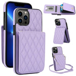YM015 Umhängetasche Rhombische Karten Tasche RFID Handyhülle, Für iPhone 14 Pro Max, Für iPhone 13 Pro Max, Für iPhone 13 Pro, Für iPhone 13, Für iPhone 12 / 12 Pro, Für iPhone 12 Pro Max, Für iPhone 11 Pro Max, Für iPhone 11