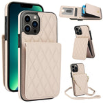 YM015 Umhängetasche Rhombische Karten Tasche RFID Handyhülle, Für iPhone 14 Pro Max, Für iPhone 13 Pro Max, Für iPhone 13 Pro, Für iPhone 13, Für iPhone 12 / 12 Pro, Für iPhone 12 Pro Max, Für iPhone 11 Pro Max, Für iPhone 11