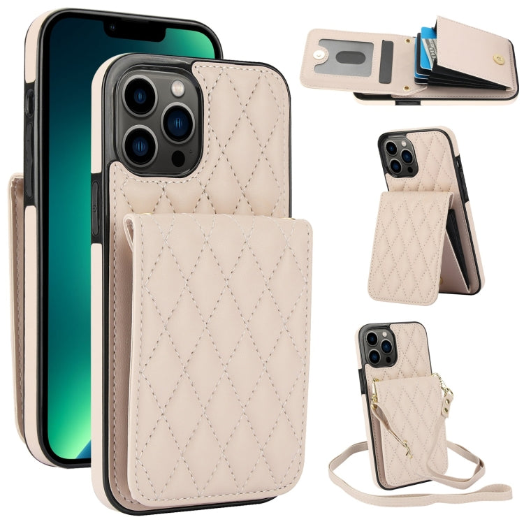 YM015 Umhängetasche Rhombische Karten Tasche RFID Handyhülle, Für iPhone 14 Pro Max, Für iPhone 13 Pro Max, Für iPhone 13 Pro, Für iPhone 13, Für iPhone 12 / 12 Pro, Für iPhone 12 Pro Max, Für iPhone 11 Pro Max, Für iPhone 11