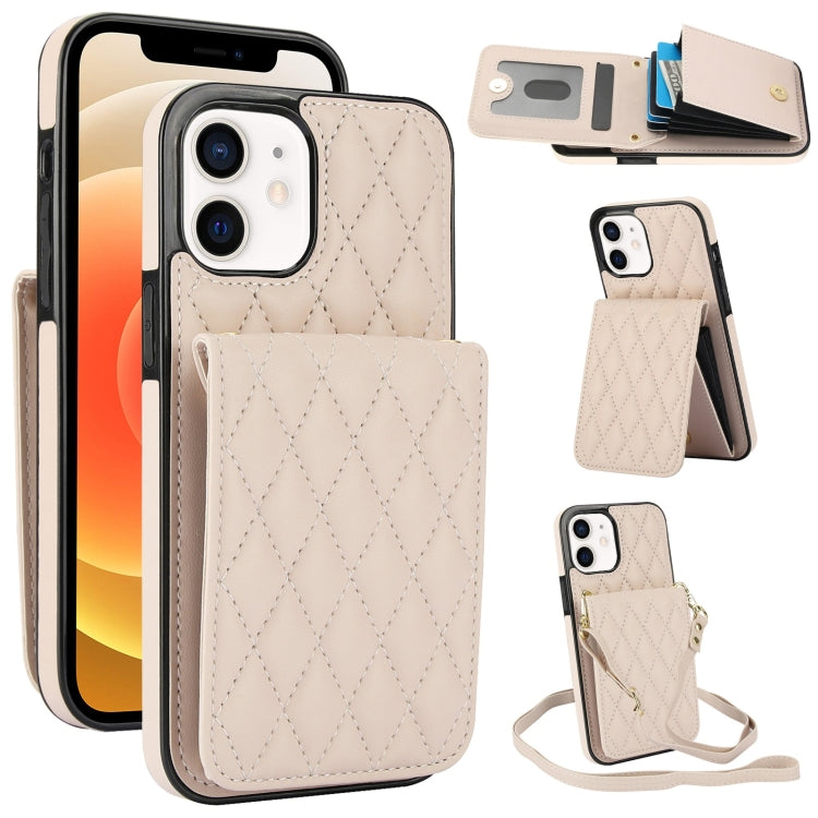 YM015 Umhängetasche Rhombische Karten Tasche RFID Handyhülle, Für iPhone 14 Pro Max, Für iPhone 13 Pro Max, Für iPhone 13 Pro, Für iPhone 13, Für iPhone 12 / 12 Pro, Für iPhone 12 Pro Max, Für iPhone 11 Pro Max, Für iPhone 11