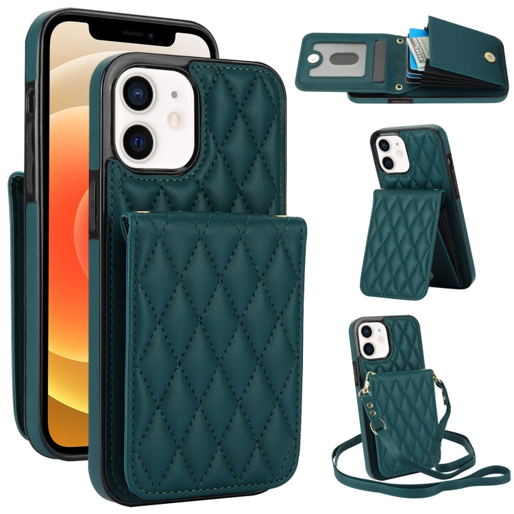 YM015 Umhängetasche Rhombische Karten Tasche RFID Handyhülle, Für iPhone 14 Pro Max, Für iPhone 13 Pro Max, Für iPhone 13 Pro, Für iPhone 13, Für iPhone 12 / 12 Pro, Für iPhone 12 Pro Max, Für iPhone 11 Pro Max, Für iPhone 11