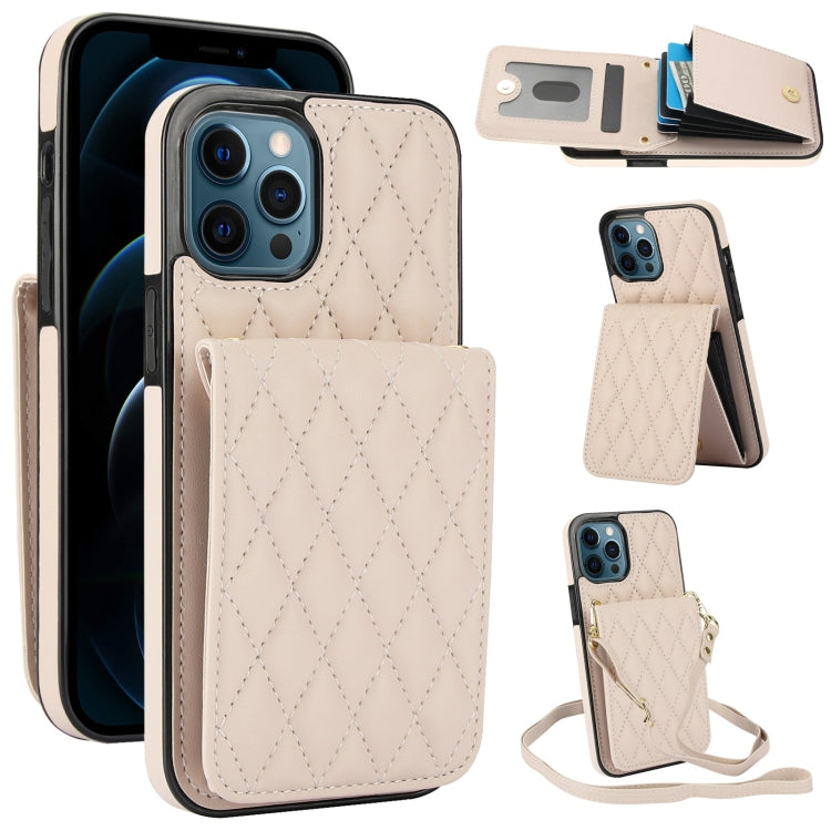 YM015 Umhängetasche Rhombische Karten Tasche RFID Handyhülle, Für iPhone 14 Pro Max, Für iPhone 13 Pro Max, Für iPhone 13 Pro, Für iPhone 13, Für iPhone 12 / 12 Pro, Für iPhone 12 Pro Max, Für iPhone 11 Pro Max, Für iPhone 11