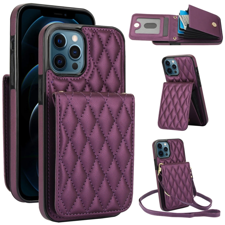 YM015 Umhängetasche Rhombische Karten Tasche RFID Handyhülle, Für iPhone 14 Pro Max, Für iPhone 13 Pro Max, Für iPhone 13 Pro, Für iPhone 13, Für iPhone 12 / 12 Pro, Für iPhone 12 Pro Max, Für iPhone 11 Pro Max, Für iPhone 11