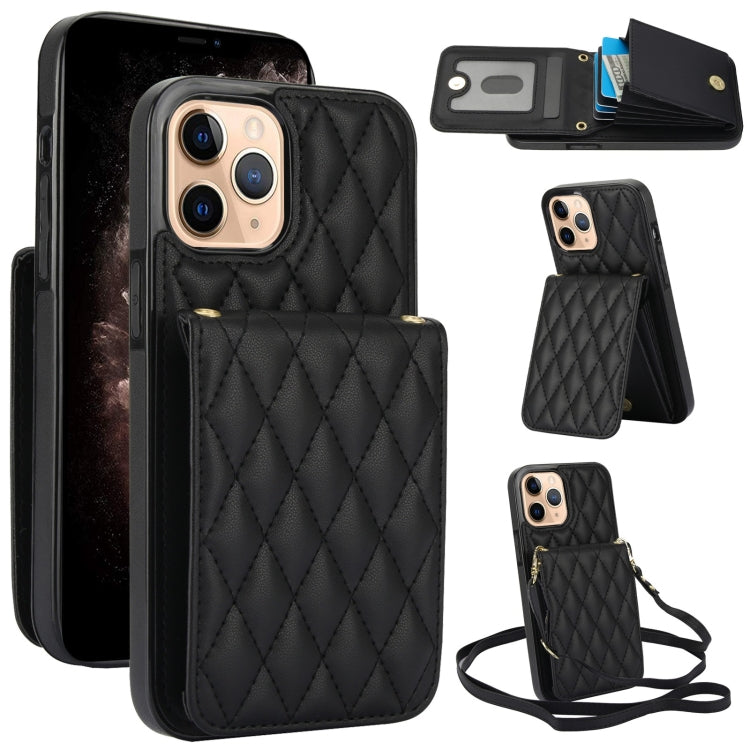 YM015 Umhängetasche Rhombische Karten Tasche RFID Handyhülle, Für iPhone 14 Pro Max, Für iPhone 13 Pro Max, Für iPhone 13 Pro, Für iPhone 13, Für iPhone 12 / 12 Pro, Für iPhone 12 Pro Max, Für iPhone 11 Pro Max, Für iPhone 11