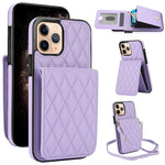 YM015 Umhängetasche Rhombische Karten Tasche RFID Handyhülle, Für iPhone 14 Pro Max, Für iPhone 13 Pro Max, Für iPhone 13 Pro, Für iPhone 13, Für iPhone 12 / 12 Pro, Für iPhone 12 Pro Max, Für iPhone 11 Pro Max, Für iPhone 11