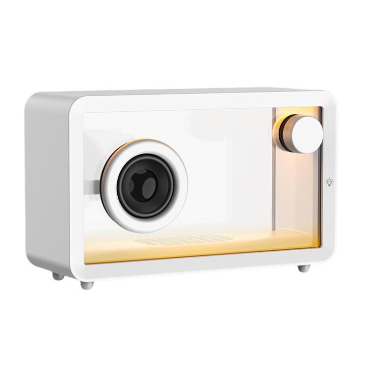 M8 Einfacher Mode Transparenter Bluetooth-Lautsprecher Subwoofer mit Umgebungslicht
