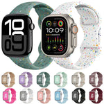 Hole Style Butterfly Buckle Camouflage Silicone Watch Band, For Apple Watch Series 8 41mm, For Apple Watch Series 8 45mm, For Apple Watch SE 2022 40mm, For Apple Watch SE 2022 44mm