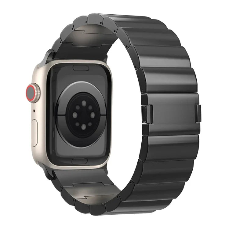 Ein-Perlen-Magnetverschluss-Armband aus Titan, passend für Apple Watch Series 2 (42 mm und 38 mm), Apple Watch (42 mm und 38 mm)