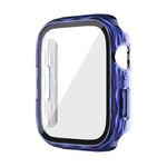 2-in-1-Hybrid-Schutzhülle aus gehärtetem Glas für Apple Watch Series 6/5/4/SE (44 mm), Apple Watch Series 6/5/4/SE (40 mm), Apple Watch Series 9/8/7 (45 mm) und Apple Watch Series 9/8/7 (41 mm)