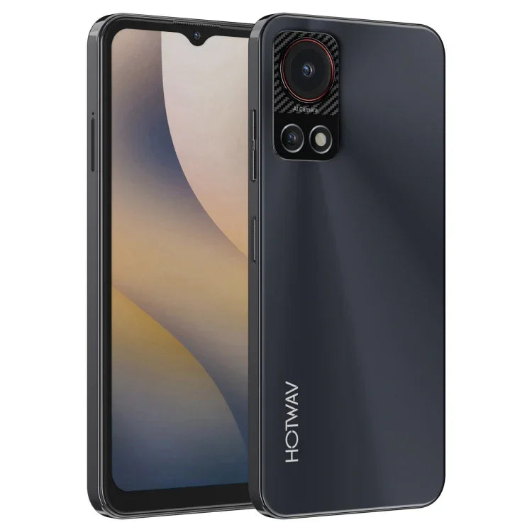 HOTWAV Note 13, seitlicher Fingerabdrucksensor, 6,6 Zoll, Android 13, T606 Octa-Core-Prozessor mit bis zu 1,6 GHz, Netzwerk: 4G, OTG, 4 GB + 128 GB