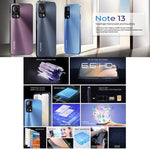 HOTWAV Note 13, seitlicher Fingerabdrucksensor, 6,6 Zoll, Android 13, T606 Octa-Core-Prozessor mit bis zu 1,6 GHz, Netzwerk: 4G, OTG, 4 GB + 128 GB