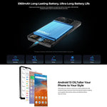 HOTWAV Note 13, seitlicher Fingerabdrucksensor, 6,6 Zoll, Android 13, T606 Octa-Core-Prozessor mit bis zu 1,6 GHz, Netzwerk: 4G, OTG, 4 GB + 128 GB