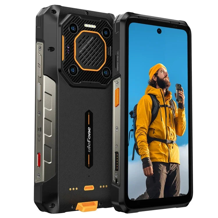 Ulefone Armor 26 Ultra Rugged Smartphone, 6,78 Zoll, Android 13, MediaTek Dimensity 8020 Octa-Core-Prozessor, Netzwerk: 5G, NFC, 12 GB + 512 GB