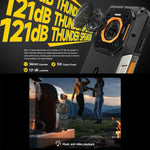 Ulefone Armor 26 Ultra Rugged Smartphone, 6,78 Zoll, Android 13, MediaTek Dimensity 8020 Octa-Core-Prozessor, Netzwerk: 5G, NFC, 12 GB + 512 GB