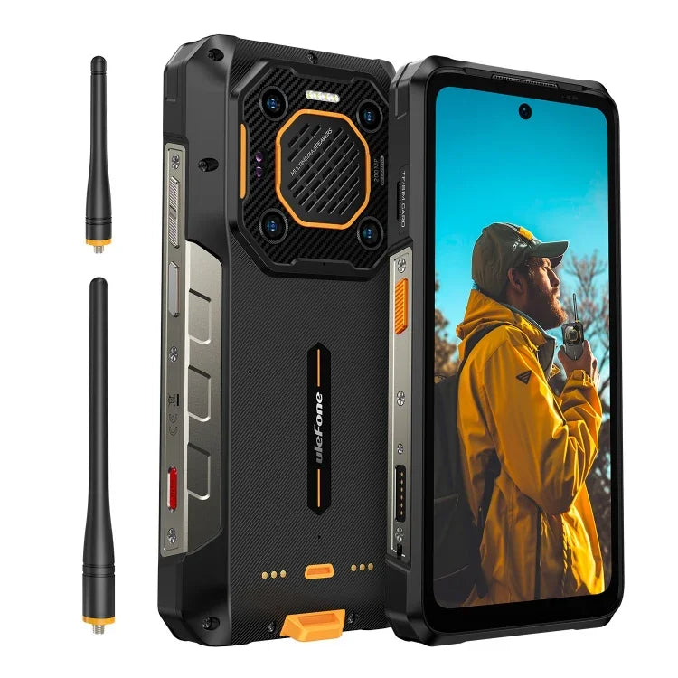 Ulefone Armor 26 Ultra Walkie-Talkie-Version – Robustes Smartphone, 6,78 Zoll, Android 13, MediaTek Dimensity 8020 Octa-Core-Prozessor, Netzwerk: 5G, NFC, 12 GB + 512 GB Speicher, Walkie-Talkie-Version