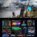 Ulefone Armor 26 Ultra Walkie-Talkie-Version – Robustes Smartphone, 6,78 Zoll, Android 13, MediaTek Dimensity 8020 Octa-Core-Prozessor, Netzwerk: 5G, NFC, 12 GB + 512 GB Speicher, Walkie-Talkie-Version