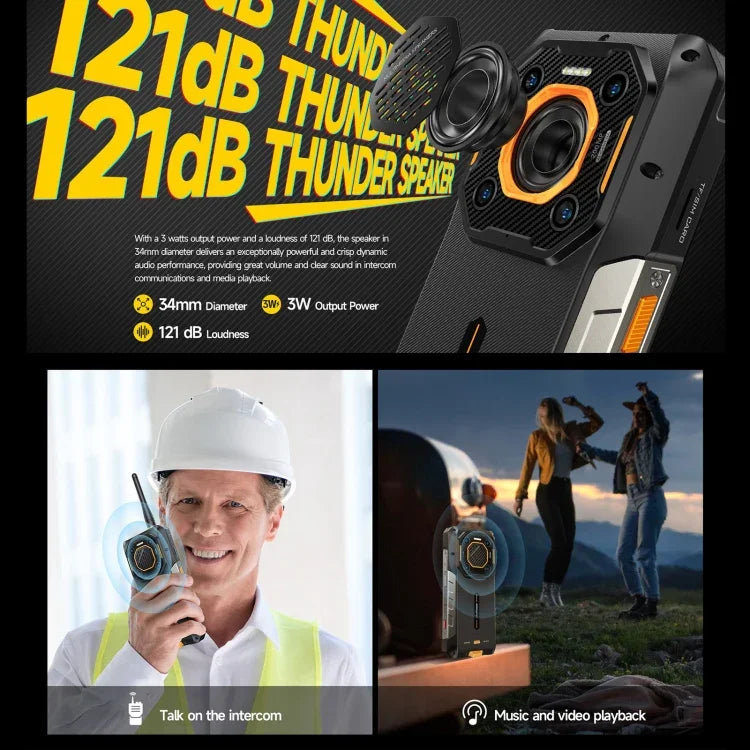 Ulefone Armor 26 Ultra Walkie-Talkie-Version – Robustes Smartphone, 6,78 Zoll, Android 13, MediaTek Dimensity 8020 Octa-Core-Prozessor, Netzwerk: 5G, NFC, 12 GB + 512 GB Speicher, Walkie-Talkie-Version