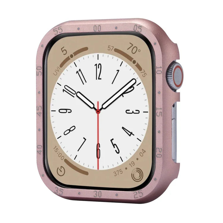 Uhrengehäuse aus Aluminiumlegierung, passend für Apple Watch Series 6 / 5 / 4 / SE (44 mm), Apple Watch Series 6 / 5 / 4 / SE (40 mm), Apple Watch Series 9 / 8 / 7 (45 mm), Apple Watch Series 9 / 8 / 7 (41 mm), Apple Watch Series 3 / 2 / 1 (38 mm)...