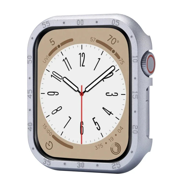 Uhrengehäuse aus Aluminiumlegierung, passend für Apple Watch Series 6 / 5 / 4 / SE (44 mm), Apple Watch Series 6 / 5 / 4 / SE (40 mm), Apple Watch Series 9 / 8 / 7 (45 mm), Apple Watch Series 9 / 8 / 7 (41 mm), Apple Watch Series 3 / 2 / 1 (38 mm)...