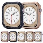 Uhrengehäuse aus Aluminiumlegierung, passend für Apple Watch Series 6 / 5 / 4 / SE (44 mm), Apple Watch Series 6 / 5 / 4 / SE (40 mm), Apple Watch Series 9 / 8 / 7 (45 mm), Apple Watch Series 9 / 8 / 7 (41 mm), Apple Watch Series 3 / 2 / 1 (38 mm)...