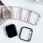 Uhrengehäuse aus Aluminiumlegierung, passend für Apple Watch Series 6 / 5 / 4 / SE (44 mm), Apple Watch Series 6 / 5 / 4 / SE (40 mm), Apple Watch Series 9 / 8 / 7 (45 mm), Apple Watch Series 9 / 8 / 7 (41 mm), Apple Watch Series 3 / 2 / 1 (38 mm)...