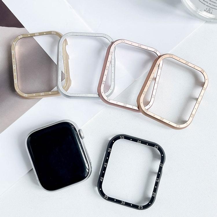 Uhrengehäuse aus Aluminiumlegierung, passend für Apple Watch Series 6 / 5 / 4 / SE (44 mm), Apple Watch Series 6 / 5 / 4 / SE (40 mm), Apple Watch Series 9 / 8 / 7 (45 mm), Apple Watch Series 9 / 8 / 7 (41 mm), Apple Watch Series 3 / 2 / 1 (38 mm)...