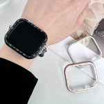 Uhrengehäuse aus Aluminiumlegierung, passend für Apple Watch Series 6 / 5 / 4 / SE (44 mm), Apple Watch Series 6 / 5 / 4 / SE (40 mm), Apple Watch Series 9 / 8 / 7 (45 mm), Apple Watch Series 9 / 8 / 7 (41 mm), Apple Watch Series 3 / 2 / 1 (38 mm)...
