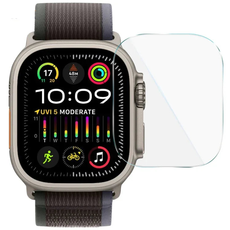 IMAK Schutzfolie aus gehärtetem Glas, selbstpositionierende Version, für Apple Watch Ultra 1/2/3 49 mm