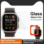 IMAK Schutzfolie aus gehärtetem Glas, selbstpositionierende Version, für Apple Watch Ultra 1/2/3 49 mm