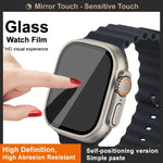 IMAK Schutzfolie aus gehärtetem Glas, selbstpositionierende Version, für Apple Watch Ultra 1/2/3 49 mm