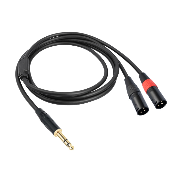 TC145YXK108RE-10 6,35 mm 1/4 TRS Männlich zu Dual XLR Männlich Audiokabel, 1 m, 2 m, 3 m