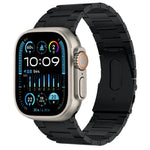 PG63 Three-Bead Protrusion Titanium Metal Watch Band, For Apple Watch Series 10 46mm, For Apple Watch Series 10 42mm, For Apple Watch SE 2023 44mm, For Apple Watch SE 2023 40mm, For Apple Watch Ultra 2 49mm, For Apple Watch Series 9 45mm               ...