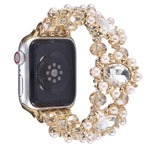 Perlen-Edelstein-Armband für Apple Watch 42 mm und 38 mm