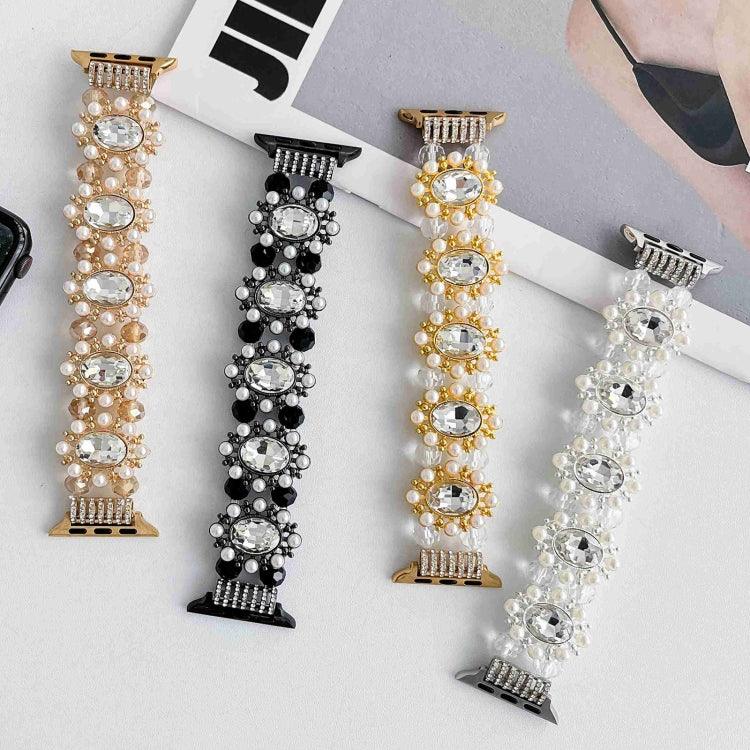 Perlen-Edelstein-Armband für Apple Watch 42 mm und 38 mm