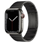 PG65 Einzelperlen-Bambusgelenk-Federstege, Titan-Metallarmband, für Apple Watch Series 6 40mm, für Apple Watch Series 6 44mm, für Apple Watch Series 5 44mm, für Apple Watch Series 5 40mm, für Apple Watch Series 4 44mm, für Apple Watch Series 4 40m...
