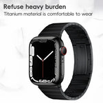 PG65 Einzelperlen-Bambusgelenk-Federstege, Titan-Metallarmband, für Apple Watch Series 6 40mm, für Apple Watch Series 6 44mm, für Apple Watch Series 5 44mm, für Apple Watch Series 5 40mm, für Apple Watch Series 4 44mm, für Apple Watch Series 4 40m...