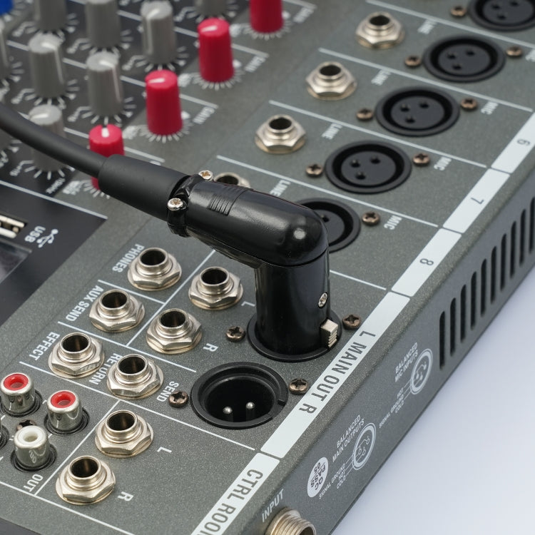 XK041L XLR 3-polig Gerade Männlich zu Winkel Weiblich Audiokabel, 0,3 m, 1 m, 2 m, 3 m, 5 m, 10 m