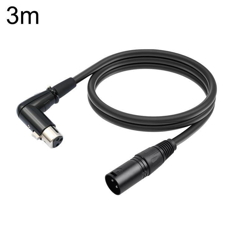 XK041L XLR 3-polig Gerade Männlich zu Winkel Weiblich Audiokabel, 0,3 m, 1 m, 2 m, 3 m, 5 m, 10 m