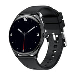 MT55 1,43 Zoll AMOLED HD-Display, ultradünne Smartwatch mit Anruf- und Gesundheitsfunktionen, Silikonarmband