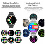 MT55 1,43 Zoll AMOLED HD-Display, ultradünne Smartwatch mit Anruf- und Gesundheitsfunktionen, Silikonarmband