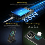 Ulefone Armor 25T Pro – Robustes Smartphone mit Wärmebildkamera, 6,78 Zoll, Android 15, MediaTek Dimensity 6300 Octa-Core-Prozessor, 5G, NFC, 8 GB RAM + 256 GB Speicher