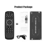 G7V Pro 2,4-GHz-Fly-Air-Mouse mit LED-Hintergrundbeleuchtung, kabelloser Tastatur und Fernbedienung mit Gyroskop für Android-TV-Boxen/PCs, unterstützt intelligente Sprachsteuerung