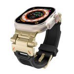 TPU-Armband mit Edelstahlanschluss, für Apple Watch Series 4 (44 mm) und Apple Watch Series 3 (42 mm)