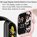 LEMFO LT10 Smartwatch mit 2,01-Zoll-TFT-Bildschirm, unterstützt Bluetooth-Anrufe und Gesundheitsüberwachung, Edelstahlarmband und Silikonarmband