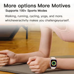 LEMFO LT10 Smartwatch mit 2,01-Zoll-TFT-Bildschirm, unterstützt Bluetooth-Anrufe und Gesundheitsüberwachung, Edelstahlarmband und Silikonarmband