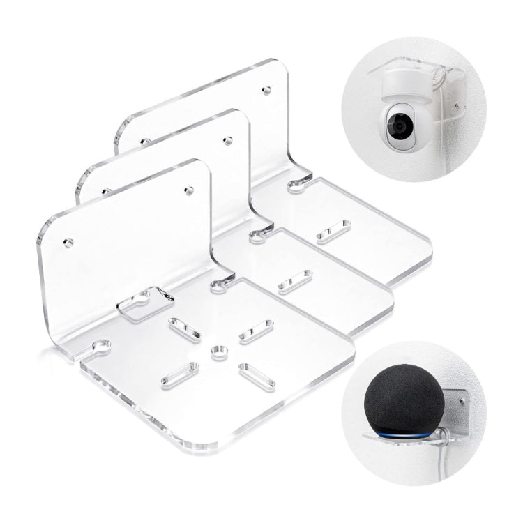 YX112 3er-Pack kleine Wandhalterung aus Acryl