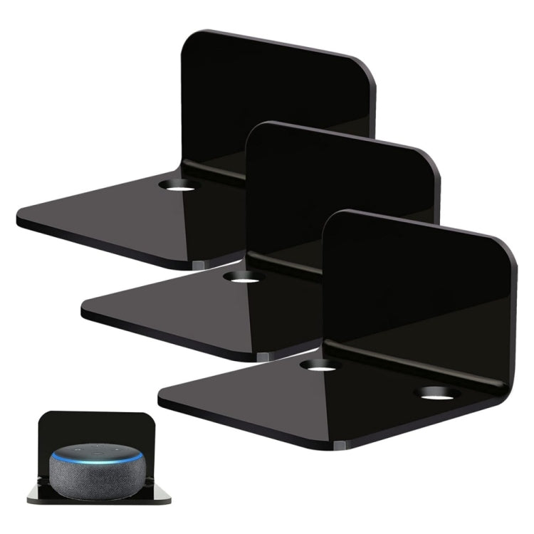 YX113 3er-Pack Acryl kleine Wandhalterung